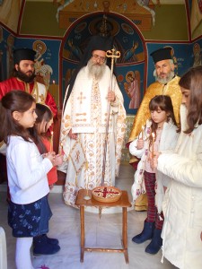 Από το τρισάγιο για τον μακαριστό Αρχιεπίσκοπο Κρήτης Ευγένιο